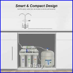 100GPD 5 Stage Under Sink Reverse Osmosis Purifier Drinking Water Filter System