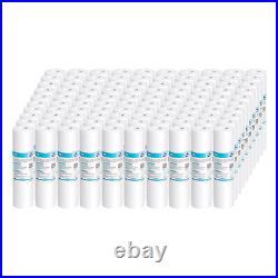 100 Pack 1/5/10/20/25/50 Micron 10x2.5 Whole House RO Sediment Water Filter NSF