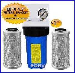 10 Big Blue Whole House Water Filter Carbon RV, Home, Camp, Car Wash