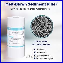 10 Inch Big Blue Whole House Water Filter Housing 10 x 4.5 Sediment Filtration