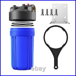 10 Inch Big Blue Whole House Water Filter Housing System PGC PP Carbon Cartridge