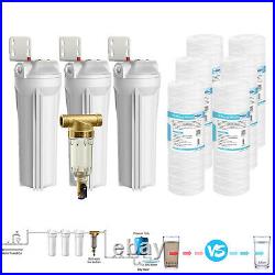 10 Inch Whole House Water Filter Housing Filtration PP String Sediment Cartridge