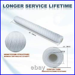 10 Micron 2.5x20 Whole House String Wound Polypropylene Sediment Water Filter