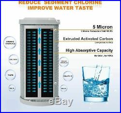 10 Pack 10 x 4.5 Big Blue CTO Carbon Block Water Filter for Whole House System