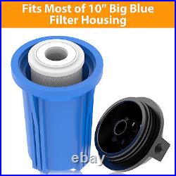 10 Pack 10x4.5 5? M Big Blue Carbon Block Water Filter Replacement Whole House