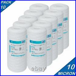 10 Pack 10x4.5 Whole House Well Sediment Water Filter Fit for Big Blue Housing