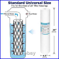 10 Pack 20x4.5 5? M Whole House String Wound Sediment Water Filter for Big Blue
