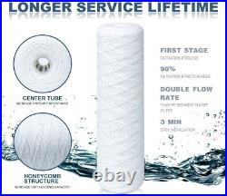 10 Pack 20x4.5 RO String Wound Whole House Well Water Purifier Sediment Filter