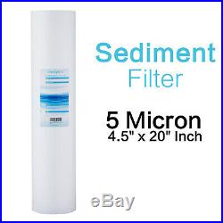 10 Packs Big Blue Whole House PP Sediment Replacement Water Filter 4.5 x 20