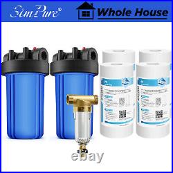 10 x 4.5 Big Blue RO Home Whole House Water Housing Filter System PP Sediment