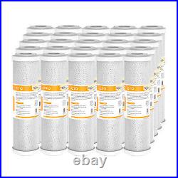 10x2.5 Whole House CTO Carbon Block Water Filter Cartridges Replacement 1-25PK