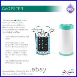 10x4.5 BB 3/4 PVC Port Whole House Water Filter System For Home, Well supply
