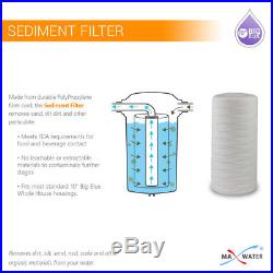 10x4.5 String Wound Sediment Whole House Water Filter, Hard Well WVO Biodiesel