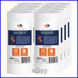 12-PACK of Aquaboon Sediment Water Filter Whole House Big Blue 1 Micron 10x4.5