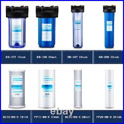12 PK Big Blue Carbon Block Replacement Water Filter For Whole House 4.5 x 10