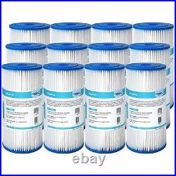 12 Pack 10x4.5 Pleated Whole House Sediment Water Filter Replacement 5 Micron