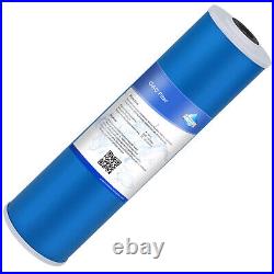 12 Pack 20x4.5 5 Micron GAC Carbon Water Filter Whole House Big Blue Cartridges