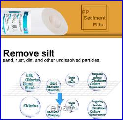 12 Pack 5 Micron 20x4.5 Melt-Blow Sediment Water Filter Whole House Replacement