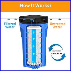 16Pack 10x4.5 5? M for Big Blue Whole House Carbon Block Water Filter Cartrisges