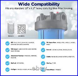 16Pack 10x4.5 5? M for Big Blue Whole House Carbon Block Water Filter Cartrisges