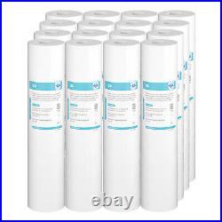 16 Pack 20x4.5 1/5 Micron Big Blue Sediment Water Filter Whole House Purifier
