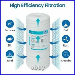 16 Pack Standard 10 x 4.5 Whole House Sediment Water Filter Cartridge 5 Micron