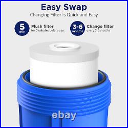 18 Pack 10 x 4.5 Carbon Sediment Water Filter For Whole House Big Blue GXWH40L