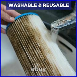18 Pack 10x4.5 Washable Pleated Whole House Sediment Water Filter Replacement