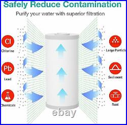 18 Pack 10x4.5 Whole House GAC 5um PP Sediment Water Filter for Big Blue FXHSC