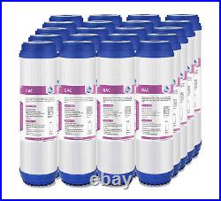 1-100PK 10x2.5 Granular Activated Carbon Water Filter GAC Cartridge Whole House