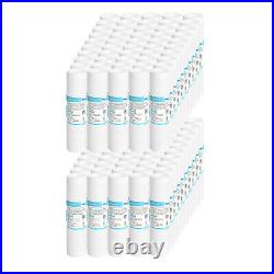1-100 Pack 0.5/1/5 Micron 10x2.5 Grooved Sediment Water Filter Whole House RO