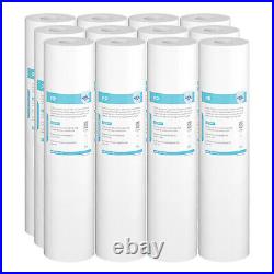 1-12Pack 1 Micron 20x4.5 Big Blue Sediment Water Filter Whole House Replacement