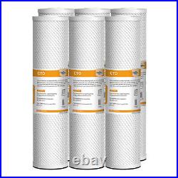 1-20 Pack 20x4.5 Activated Carbon Block CTO Water Filter Cartridges Whole House