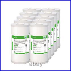 1-24 Pack 10x4.5 5? M PP Sediment and GAC Carbon 2in1 Water Filter Whole House