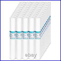 1-50 Pack 20x2.5 1 Micron Sediment Whole House Water Filter Cartridges Replace