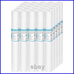 1/5/10/20 Micron 20 x 2.5 Whole House Well String Wound Sediment Water Filter