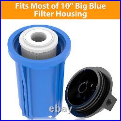 1-6 PACK 10x4.5 Carbon Block Water Filter Whole House RO Cartridge Replacement