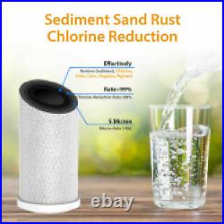 1-6 PACK 20x4.5 PP Sediment CTO Carbon Block Water Filter Whole House Replace