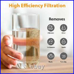 1-6 PACK 20x4.5 PP Sediment CTO Carbon Block Water Filter Whole House Replace