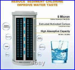 1-8 PACK 20 x 4.5 Big Blue CTO Activated Carbon Block Water Filter Replacement