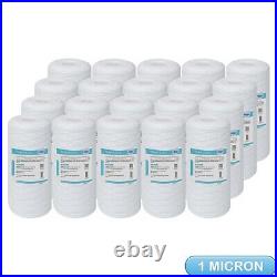 1 Micron 10 x 4.5 Whole House String Wound Sediment Water Filter Replacement