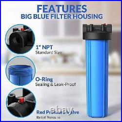 1-Stage Whole House Water Filtration System with 3Pack Sediment Water Filters