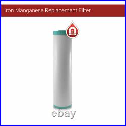 1x Big Blue 20x 4.5 IRON and Manganese removal Water Filter