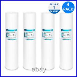 20Pcs 1 Micron 20x4.5 Whole House Big Blue Sediment Water Filter for RO System
