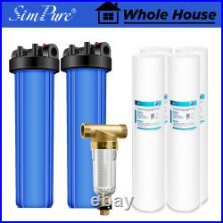 20 Big Blue Whole House Water Filter Filtration System PP Sediment Cartridge