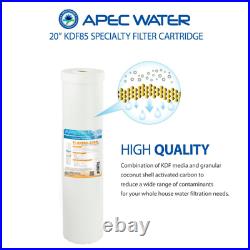 20 In. Whole House Water Filter Iron And Hydrogen Sulfide Removal