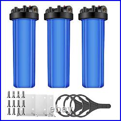 20 Inch Home Big Blue Whole House Water Filter Housing System PP String Sediment