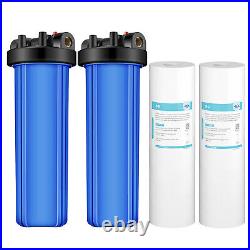 20 Inch Whole House Water Filter Housing Filtration System PP CTO GAC Cartridge