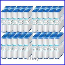 20 Micron 10x2.5 Washable Pleated Whole House Sediment Water Filter 6-100 Pack