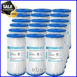 20 Micron 10"x4.5" Whole House for Big Blue Sediment Pleated Water Filter 4-18PK 